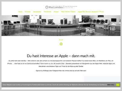 Club Benutzergruppe Apple Mac Service EDV Beratung IT Landau DesignGeist MacLandau Tomedo Software